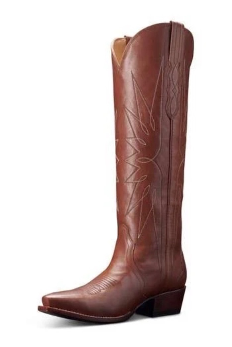Tecovas Loretta Saddle Cowhide Boots
