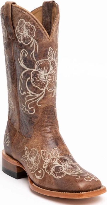 Shyanne Floral Embroidered Leather Boots