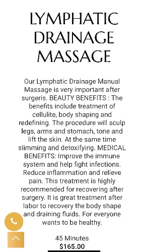 Lymphatic massage for 45 mins at Allure