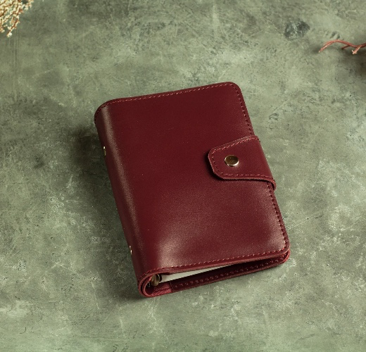 Red Leather planner/ notebook