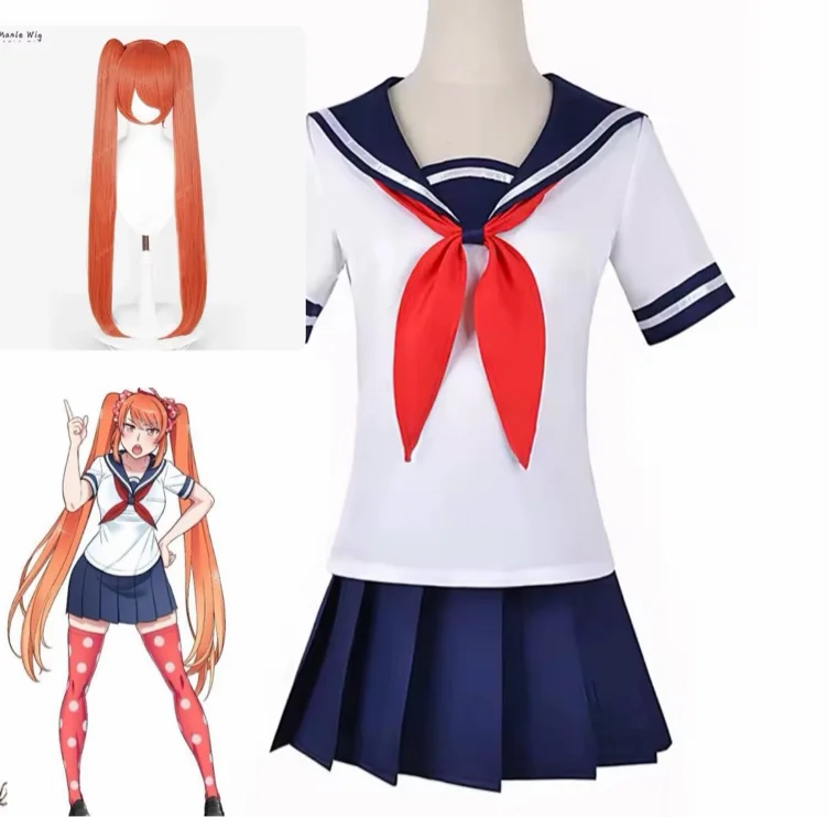 Yandere Sim Osana Cosplay + Wig
