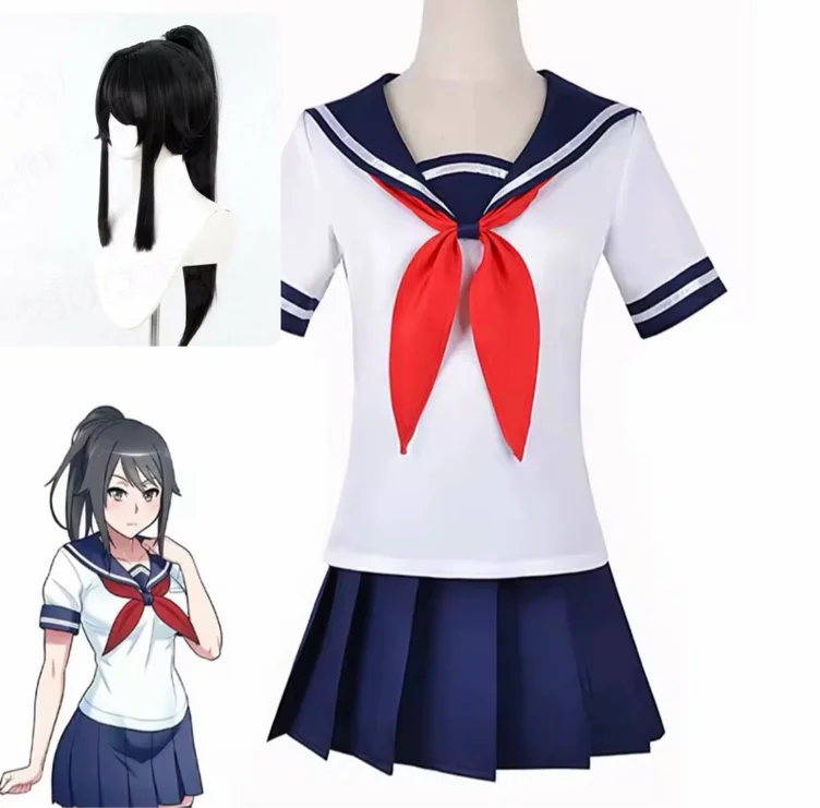 Yandere Ayano Aishi Cosplay With Wig 