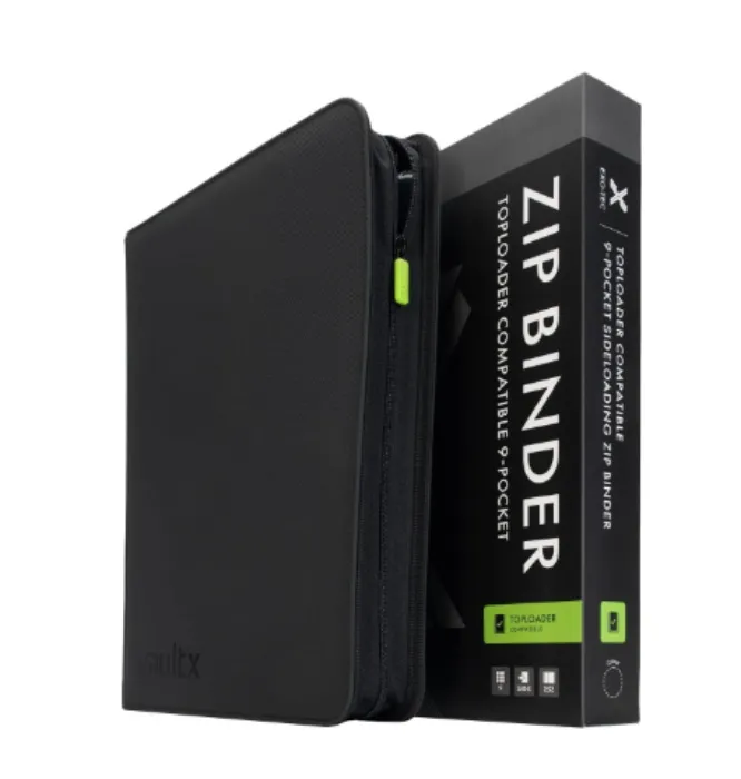 Toploader Compatible Zip Binder