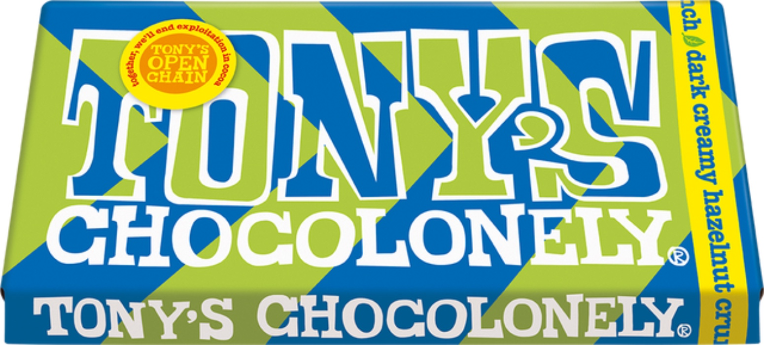 Tony's Chocolonely Dark Creamy Hazelnut Crunch