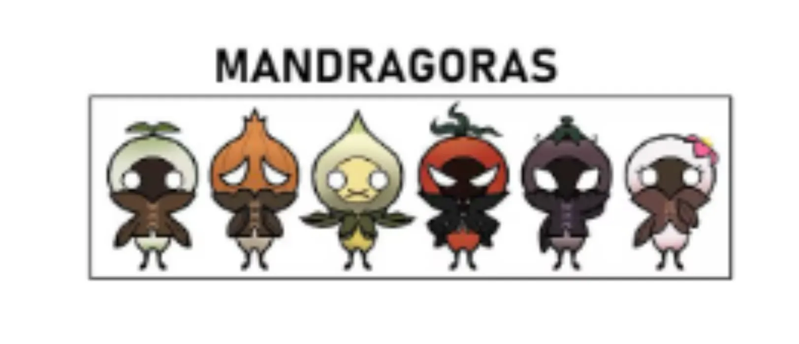 FFXIV Acrylic Charms - Mandragoras