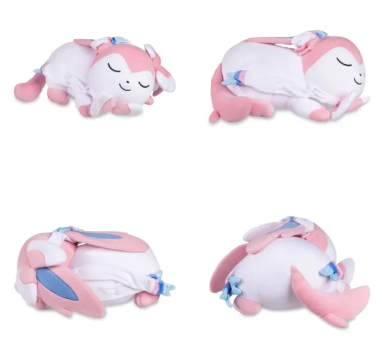 Sleeping Sylveon Poké Plush - 19 ½ In.