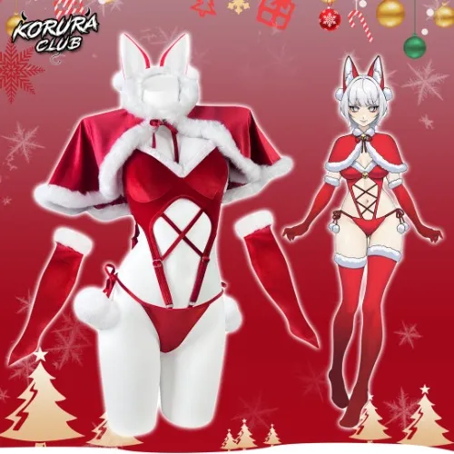 Cosplay Christmas Fox Costume