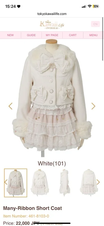 LizLisa Mini Coat