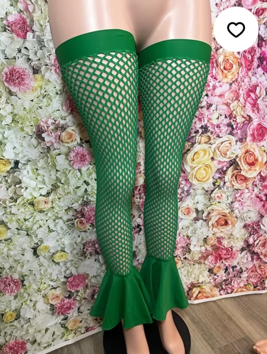 Green Net Leg Flares