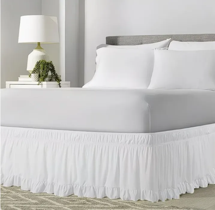   flanged skirt around bed lace style bedding bed - Temu Australia