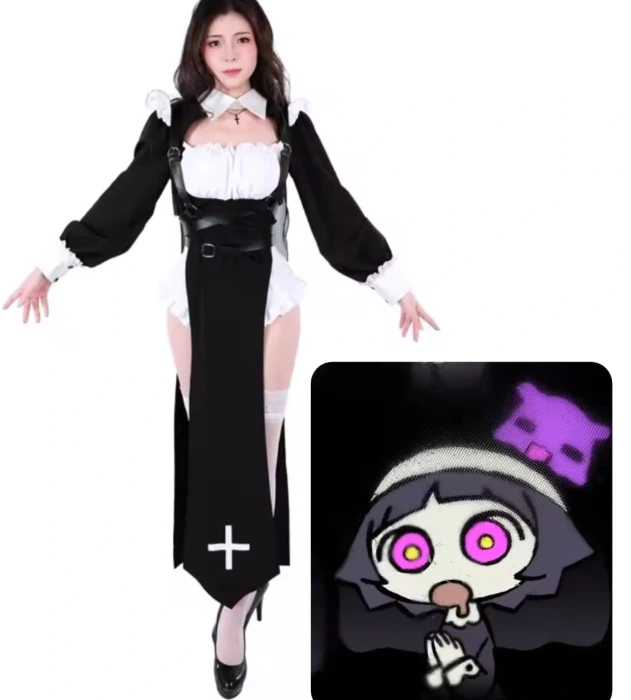 Tako Takeover Nun Cosplay + Wig