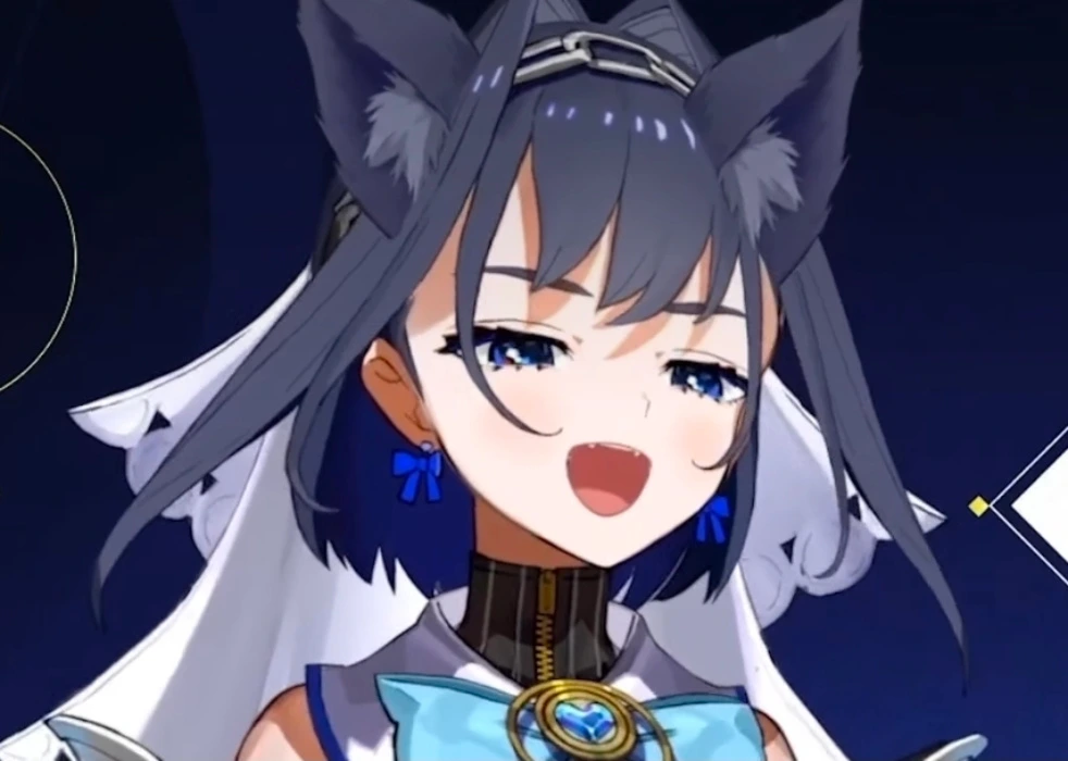 Kronii Custom Cat ears + tail