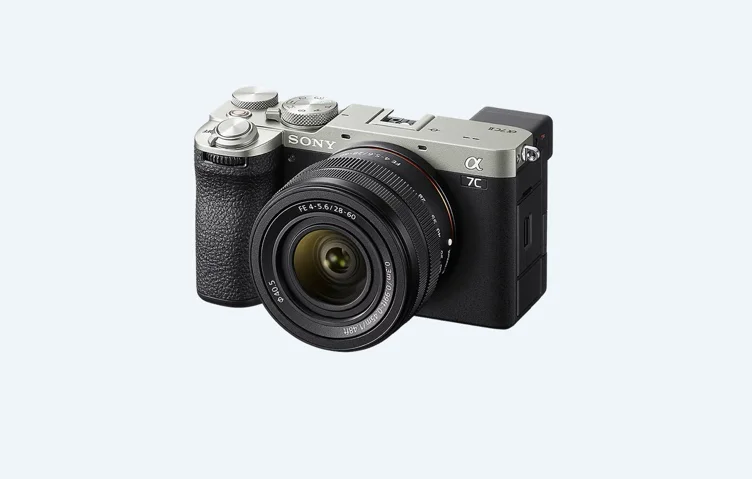 α7C II compact full-frame camera + lens | Body Only/Silver