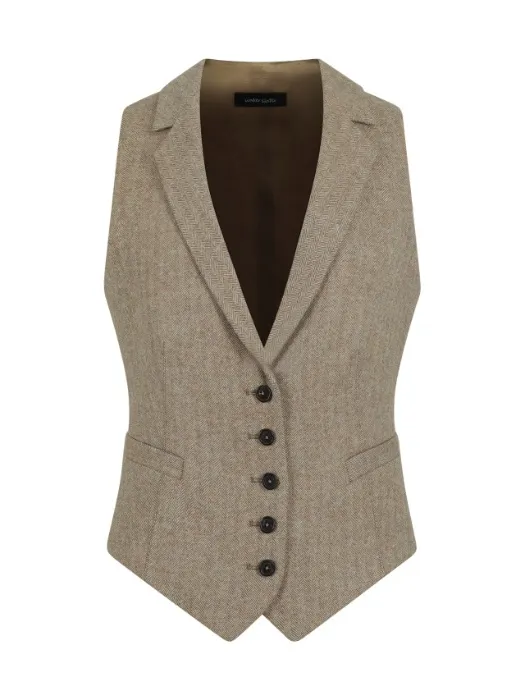 Iona Cashmere Wool Waistcoat