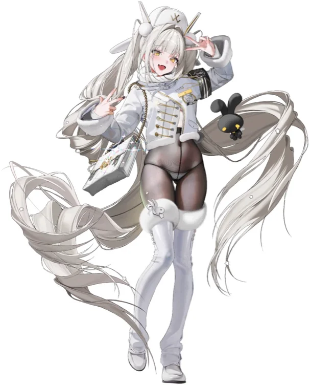 NIKKE Cosplay Blanc Cosplay Costume | In Stock - Full set+Props / L