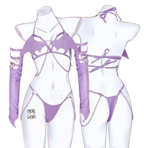 Purple Pastel Succubus Moeflavor