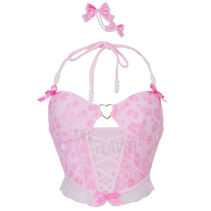 Vday Moeflavor Gloomy Bear Gyaru Corset Top