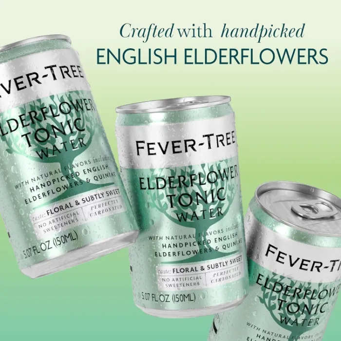 Fever Tree Elderflower Tonic Water 48 pack
