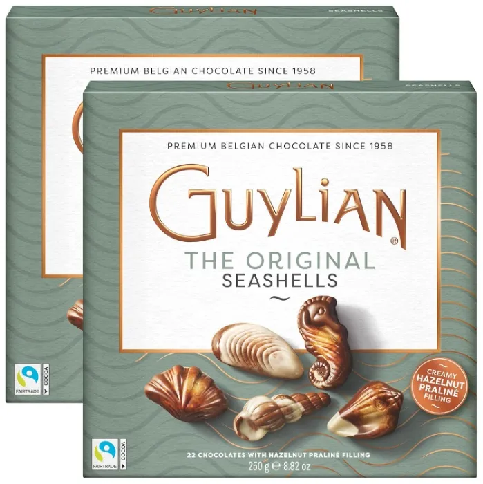  GuyLian Chocolate Candy Seashells 4 pack