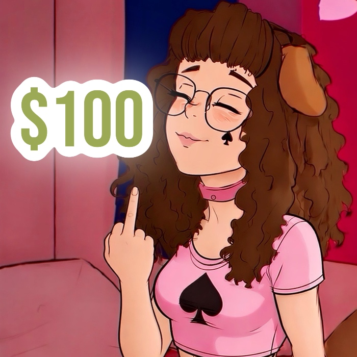 $100