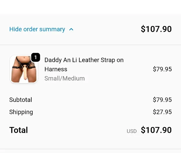 Strap on harness reimbursement 