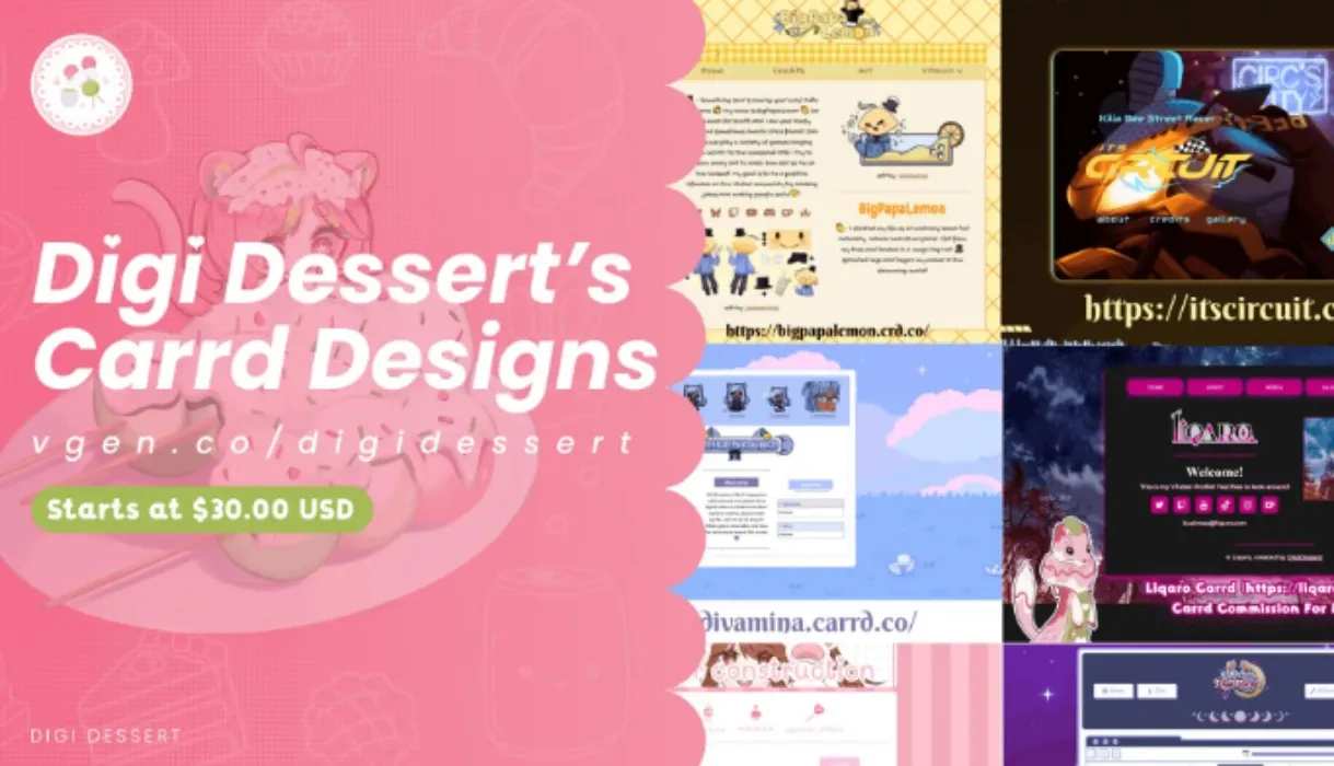 Comm: Carrd Website Design