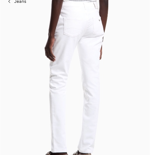 Armani white jeans