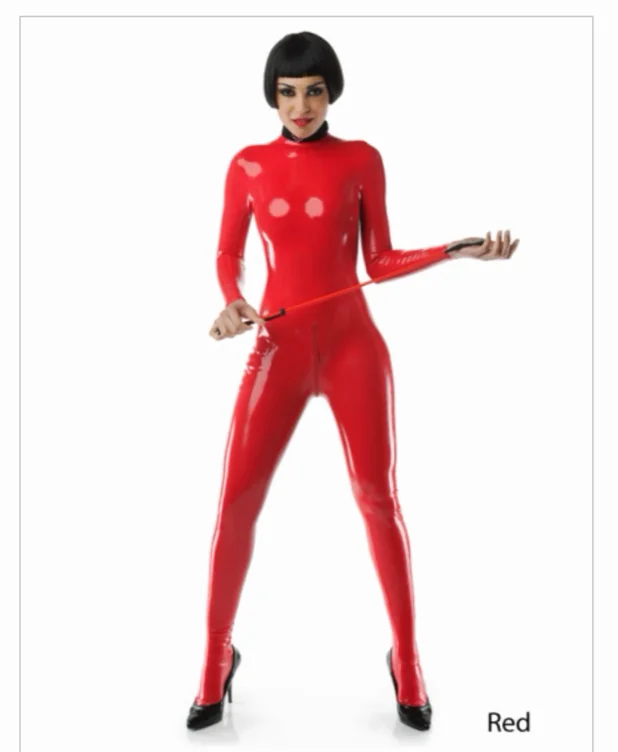 Red libidex catsuit