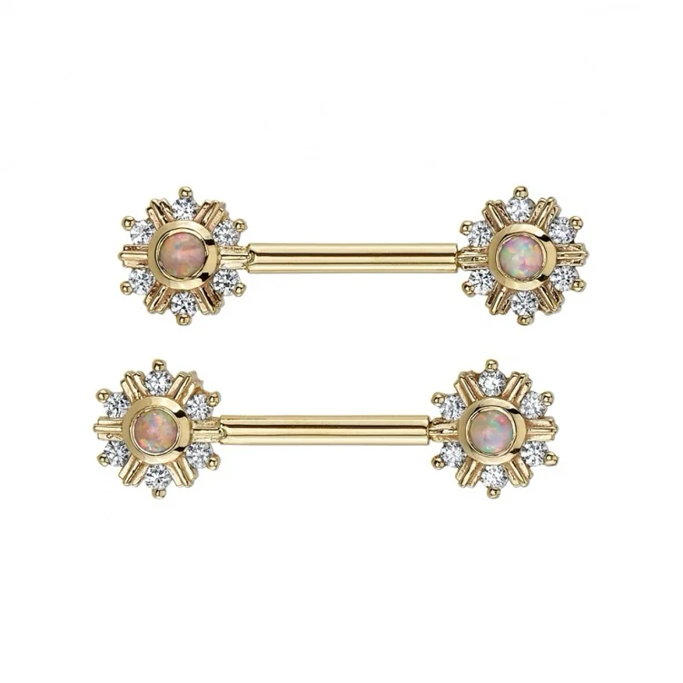 BVLA Nipple Jewelry - Mini Toltec Barbell #07-0299