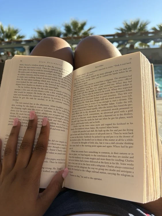 She’s a reader 