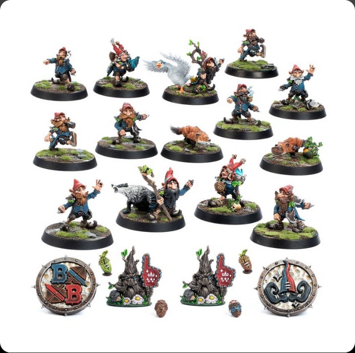 Gnome Blood Bowl Team: The Glimdwarrow Groundhogs