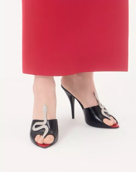 Coeur Vipère Valentino mules