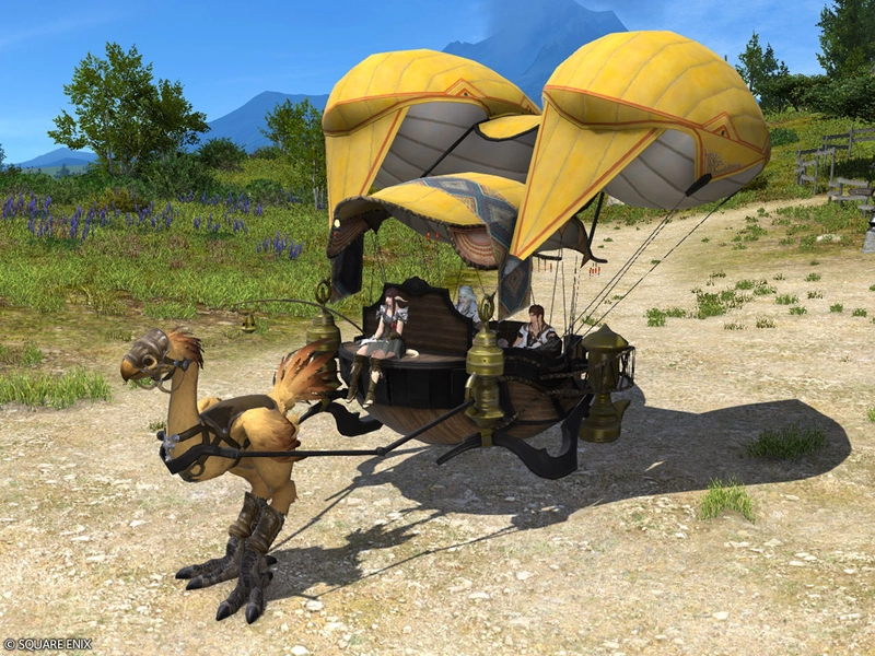Mount: Chocobo Carriage (Account-wide) | FINAL FANTASY XIV Online Store
