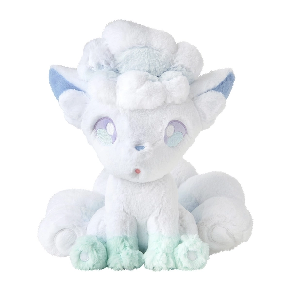 Pokemon Center Original Alolan Vulpix Fluffy Plush Toy PSL #MD358