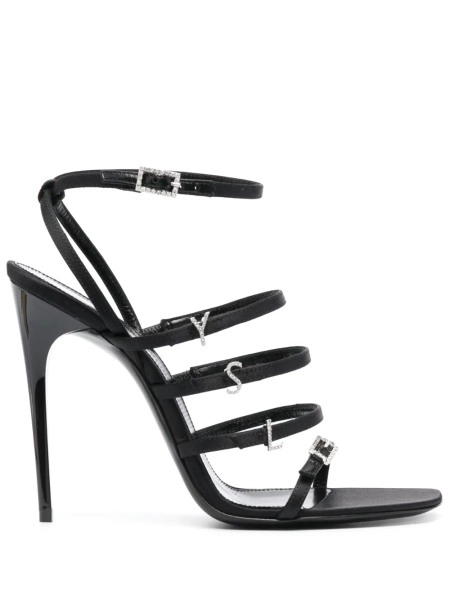 Saint Laurent Jerry 110mm silk-satin sandals | 37