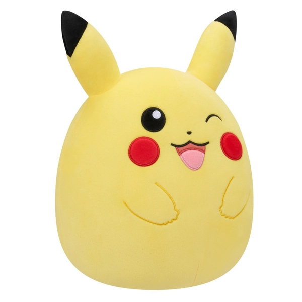Squishmallows Pokémon, Jumbo Blinkande Pikachu, 50 cm