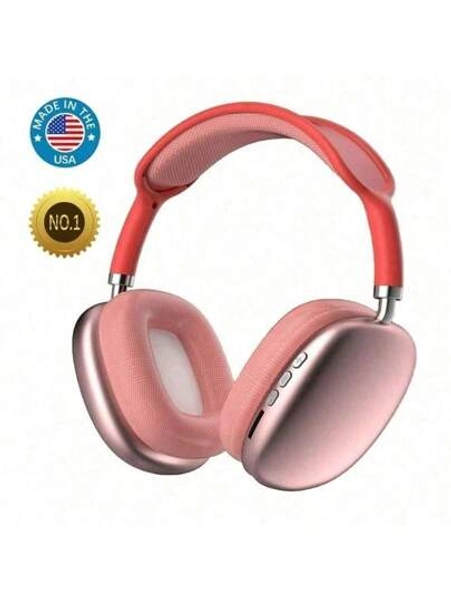 New Max P9 Pro Wireless Bluetooth Headphones HiFi Stereo Noise Cancelling Waterproof Mic Pods Over Ear Sports