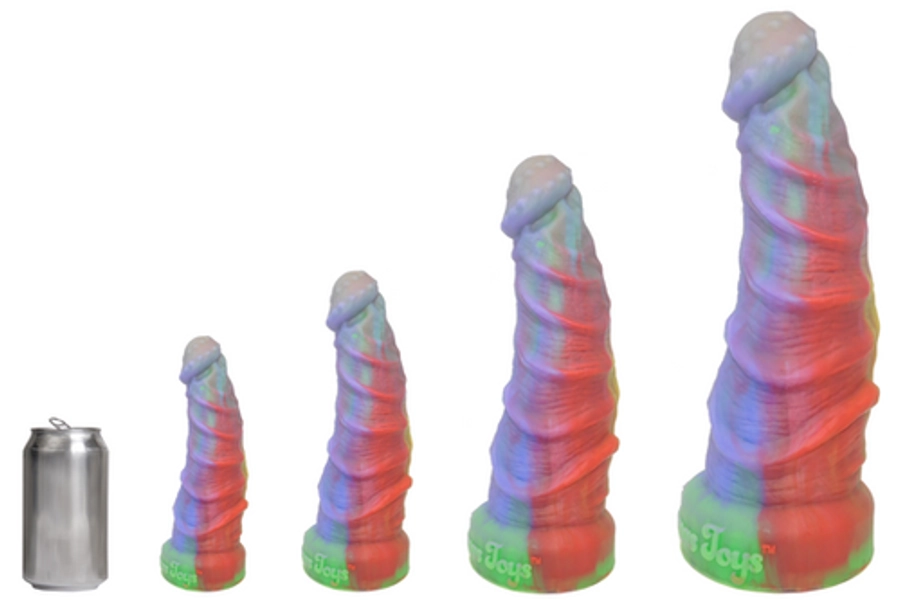 BEASTLI (Graffiti) - 9" - Platinum Silicone