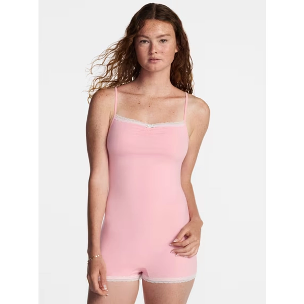 No Boundaries Sleep Lace Romper, Women's XXS-3X