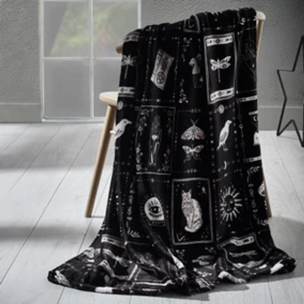 Catherine Lansfield Enchanted Witchcraft Throw 130cm x 170cm