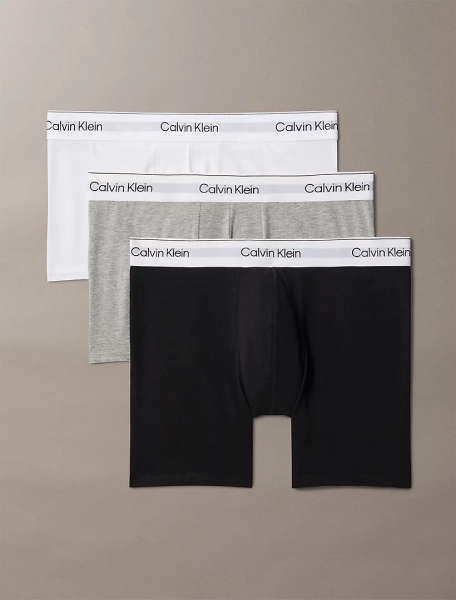 3 Pack Boxer Briefs - Icon Cotton Stretch