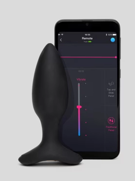 Lovense Hush 2 Small App Controlled Rechargeable Vibrating Butt Plug 4 Inch