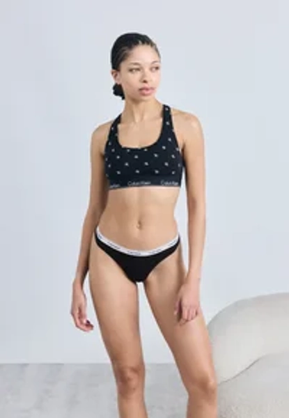 THONG ICON LOGO 5 PACK - Perizoma - black
