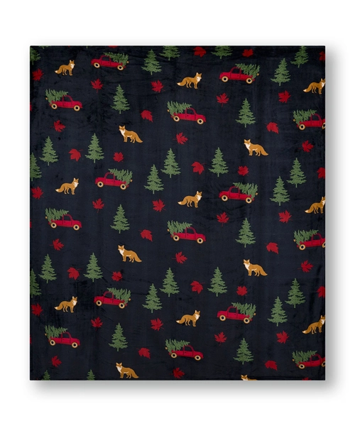 WindRiver Heritage Printed Plush Blanket