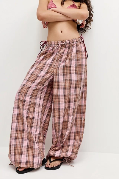 Out From Under Check XL Balloon Trousers