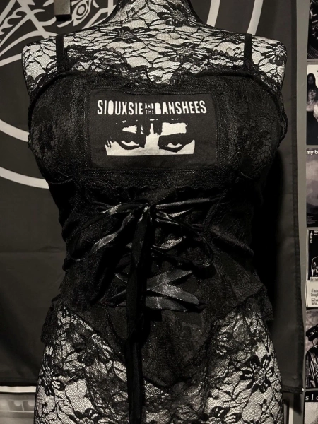 Siouxsie and the Banshees Gothic Lace Corset Camisole Top - Etsy UK