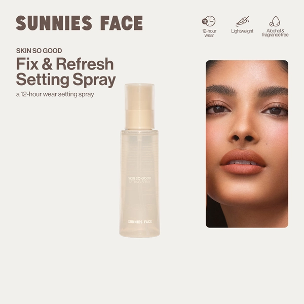 Sunnies Face Skin So Good Fix & Refresh Setting Spray [12-hour Makeup Setting Spray]
