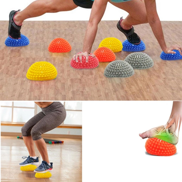 Yoga Massaggiatore Palla da massaggio appuntita Massaggiatore yoga antistress per punto piede in PVC
