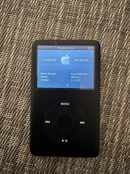 Apple iPod Classic 6th Generation Black 80GB