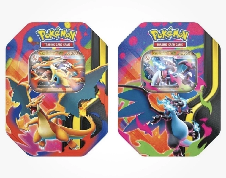 Pokemon TCG Mega Charizard ex Tins Sealed SET OF 2